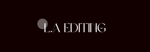 Logo L.A. Editing di Lara Aversano